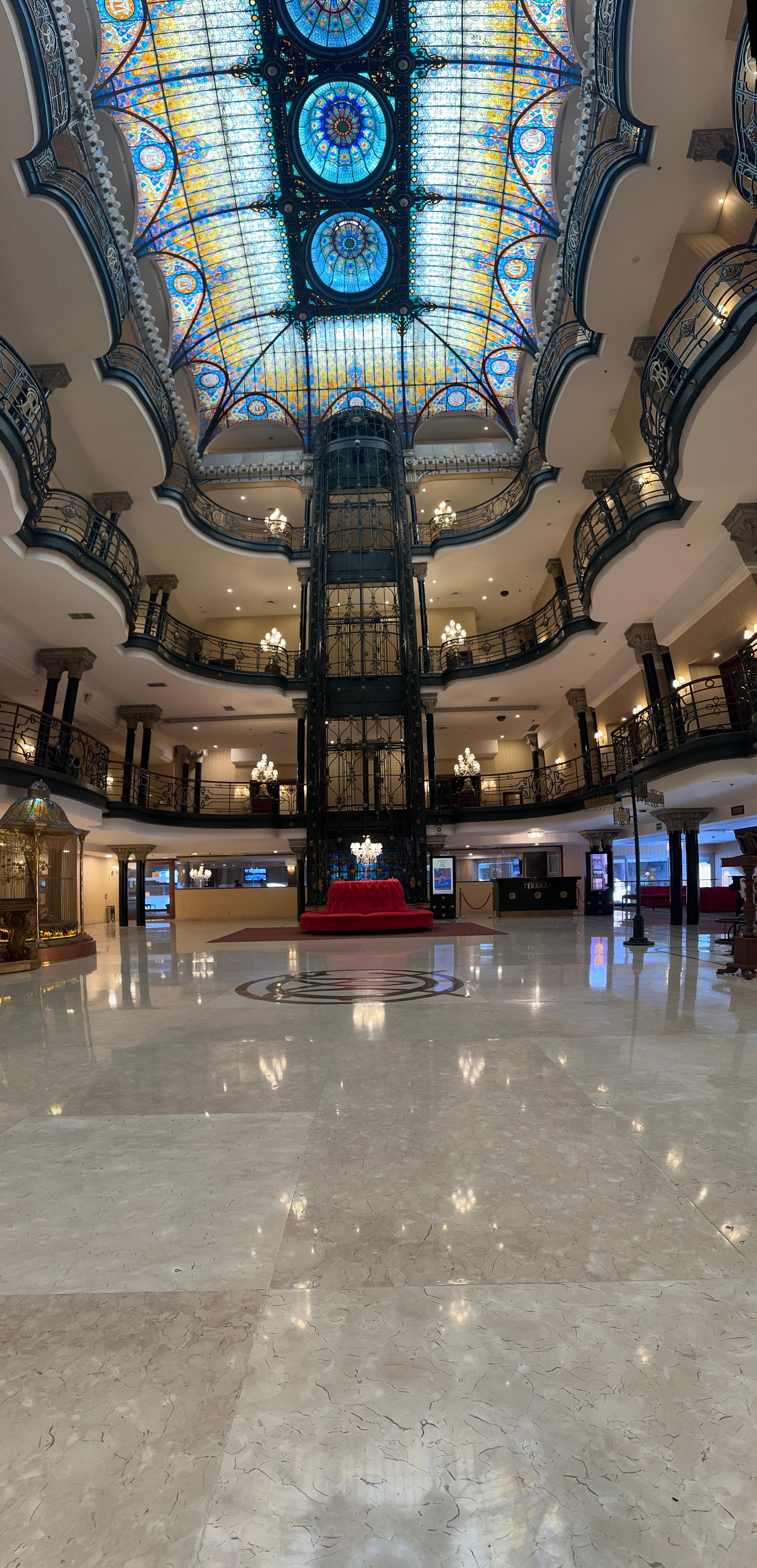The lobby.