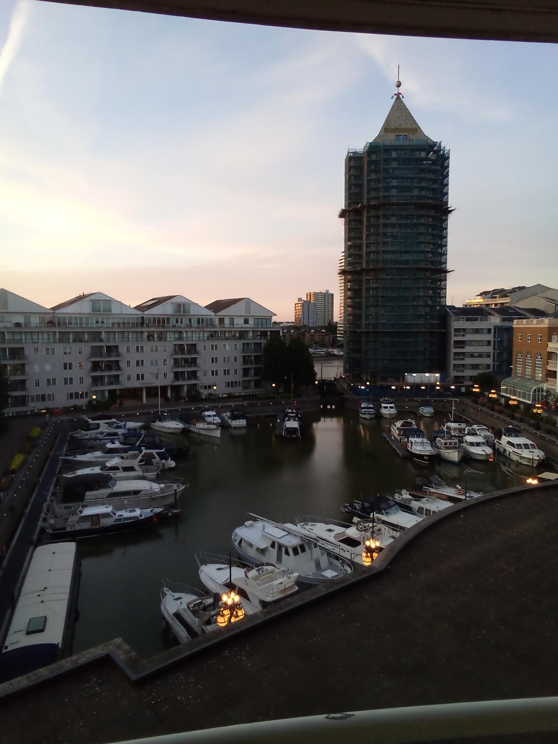  Early evening shot of the Chelsea Harbour