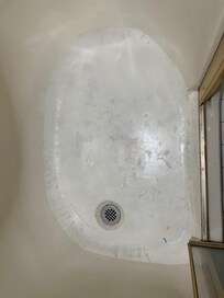Shower Floor was absolutely FILTHY