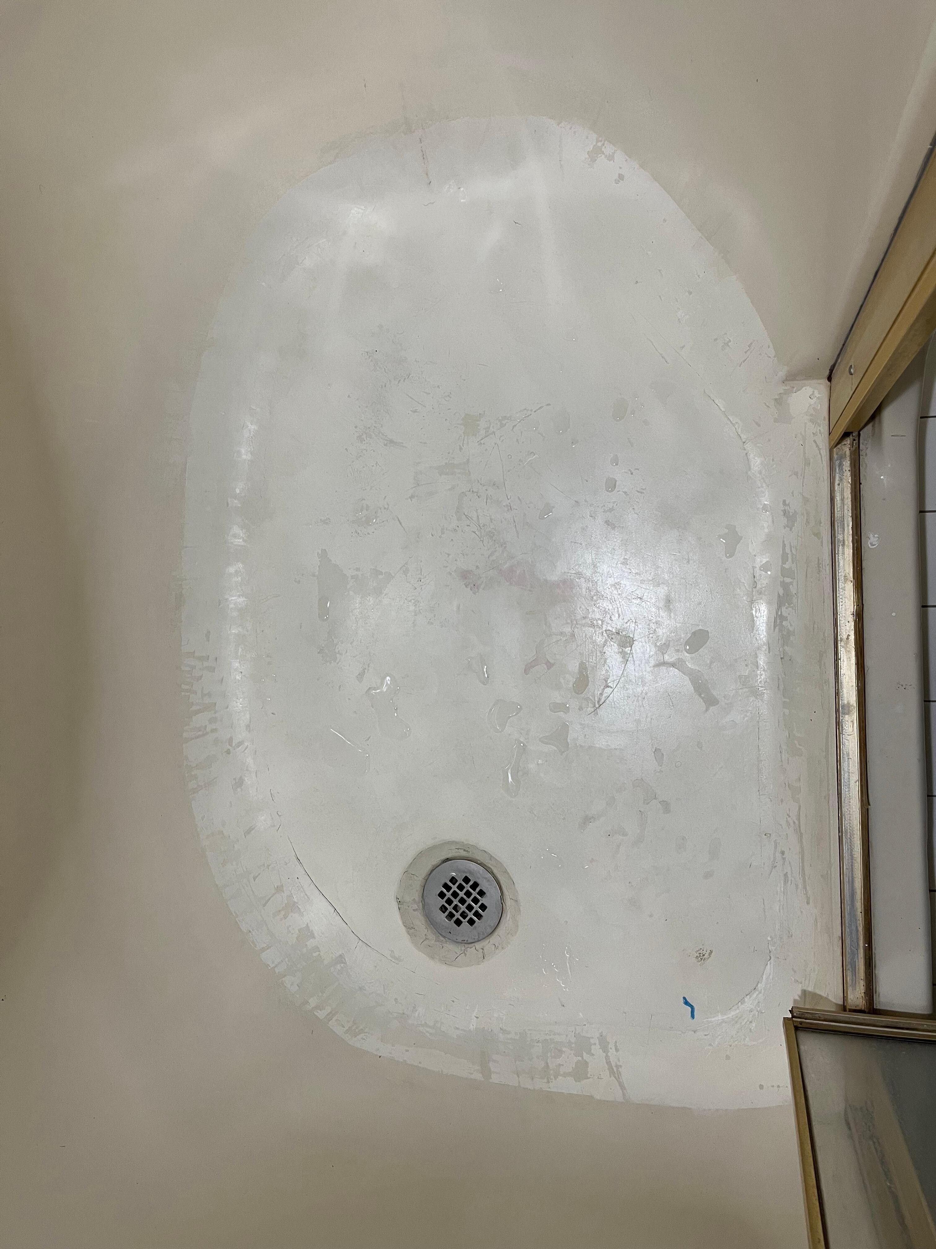 Shower Floor was absolutely FILTHY