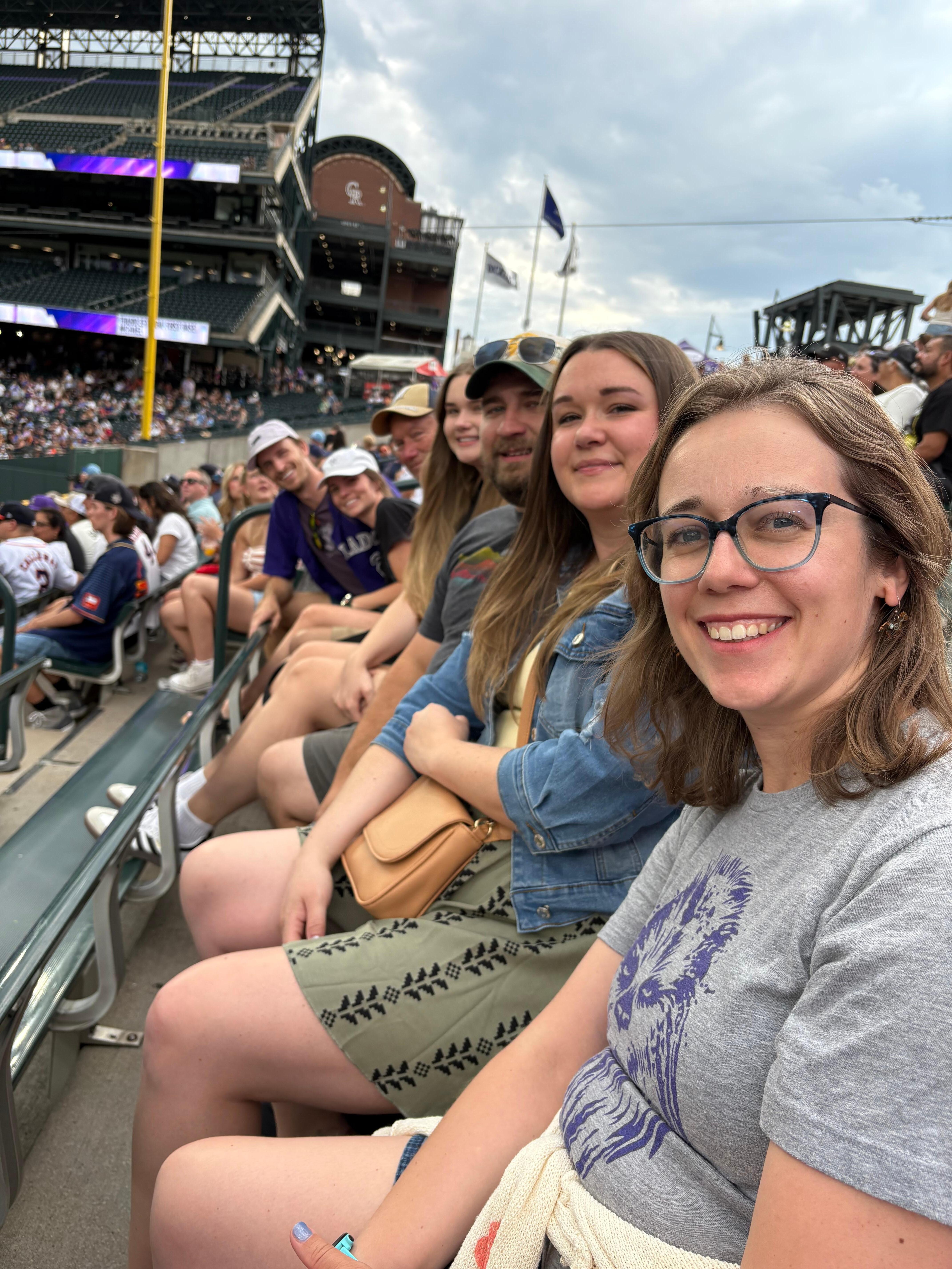 At the Colorado Rockies game