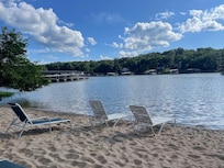 The beach at the condo site