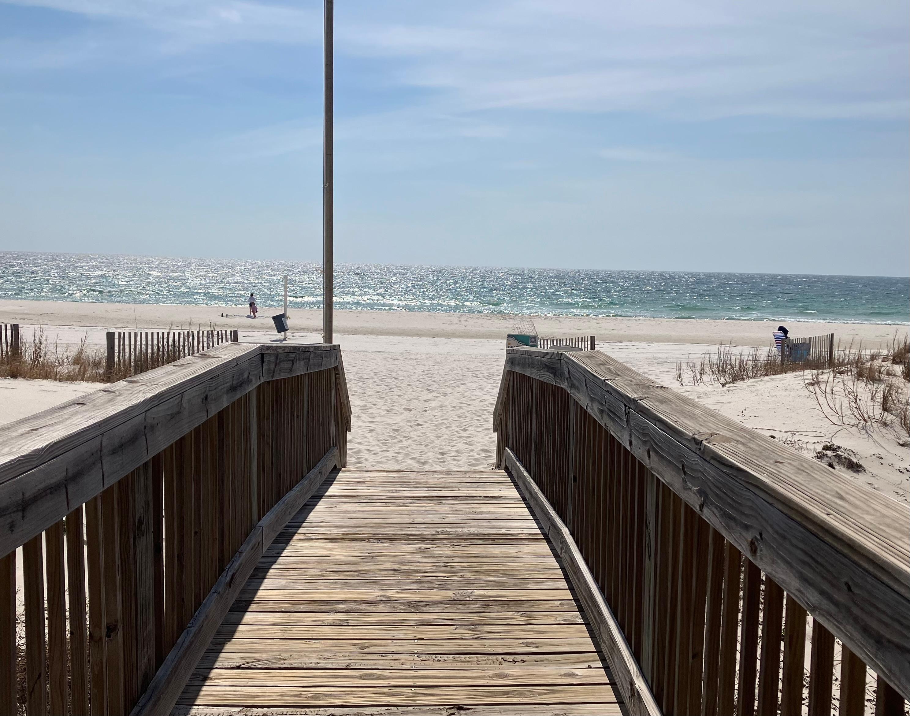 Great beach access from the Condominium