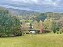 View of the home while on a morning walk.