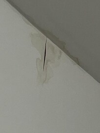 Just one of the leaks