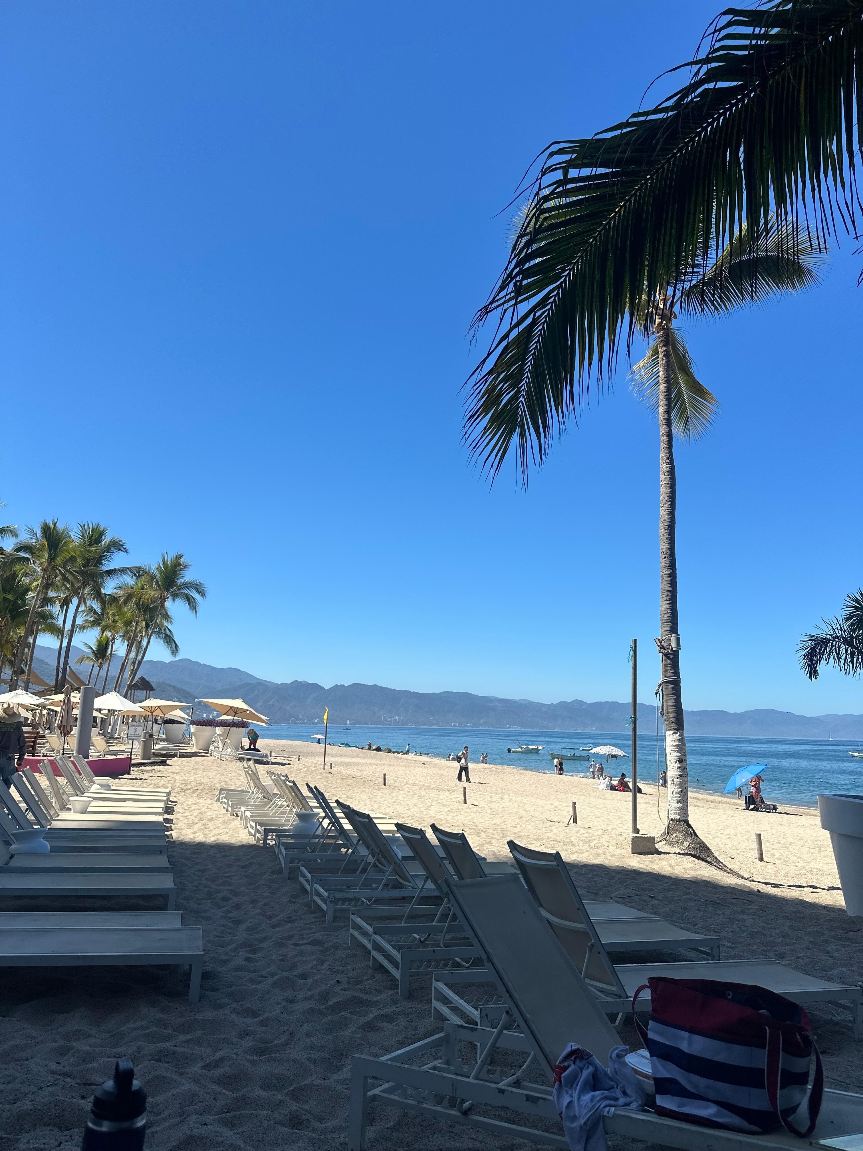 One section of the beach. 