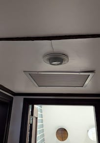 Air con unit cracked