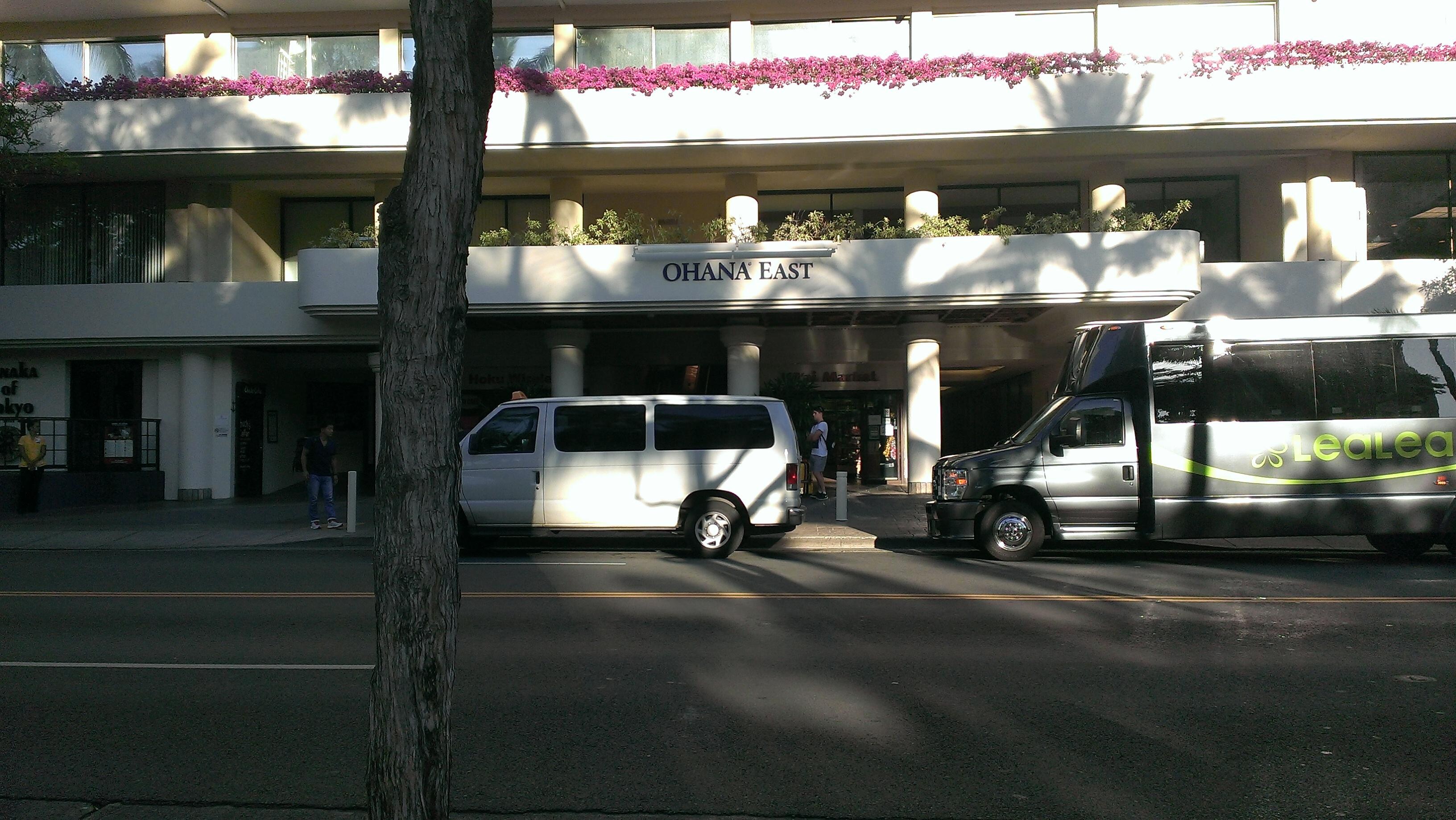 Front of hotel