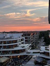 View from our room balcony