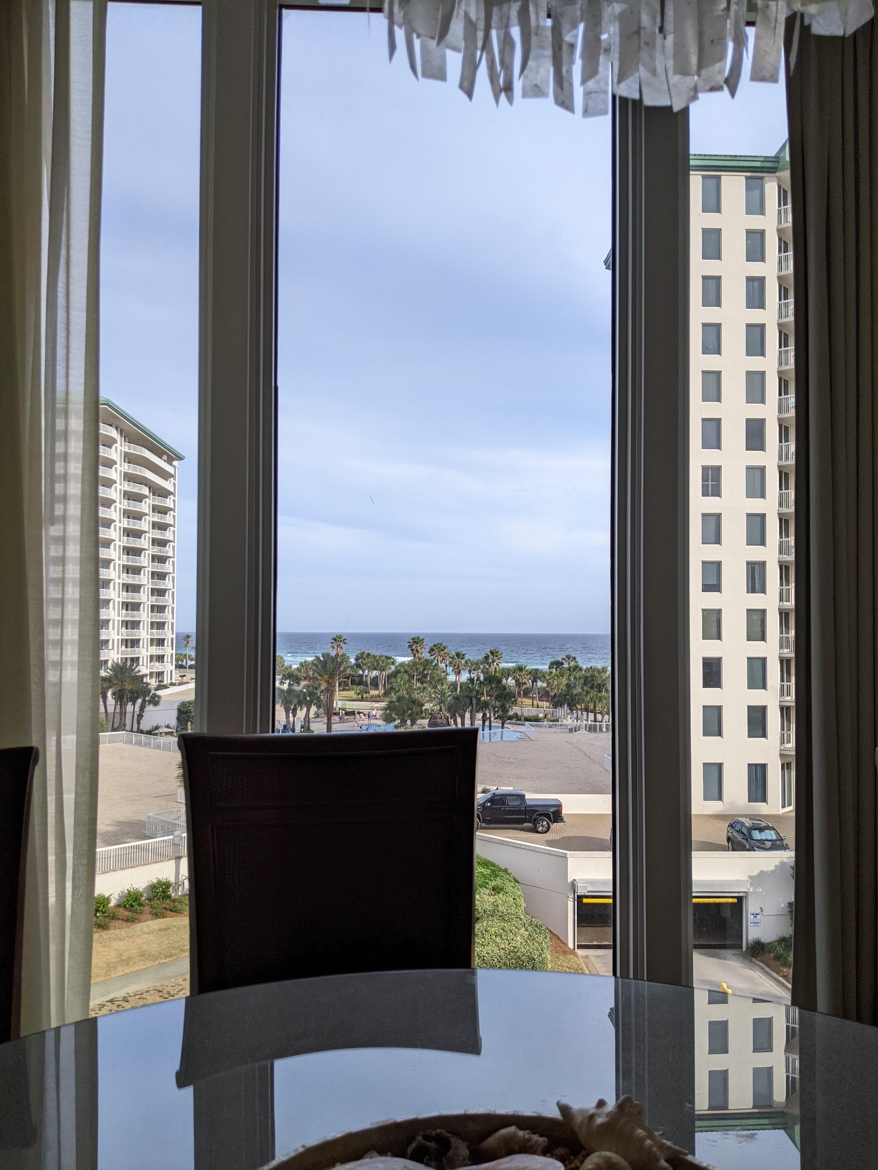 This was the view from the living room 