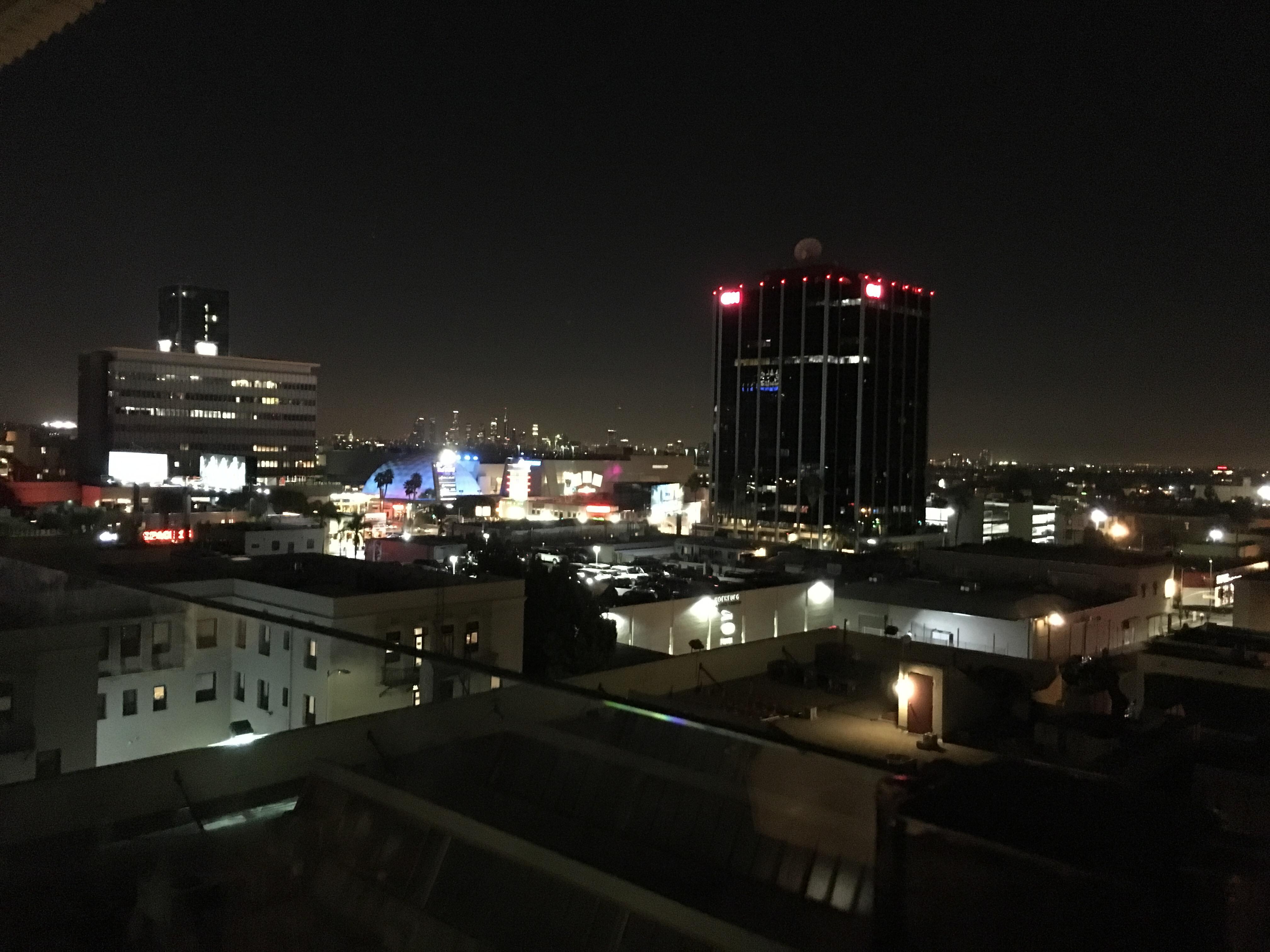 View from rooftop bar