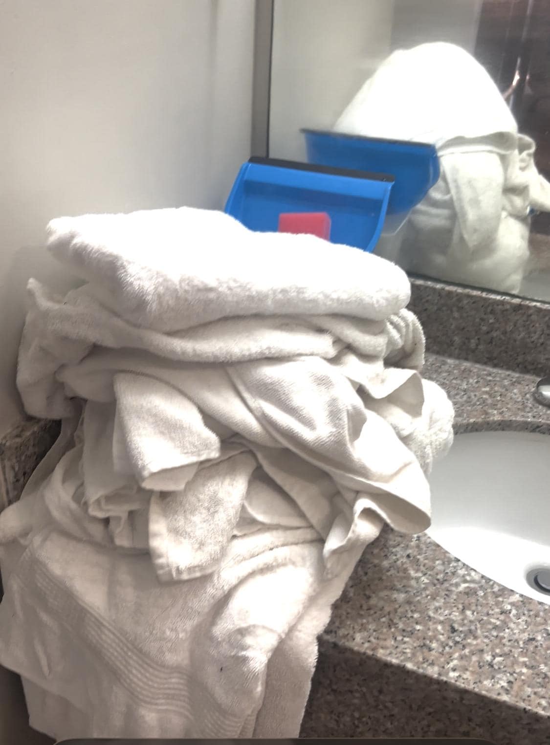 Towels and washcloths 