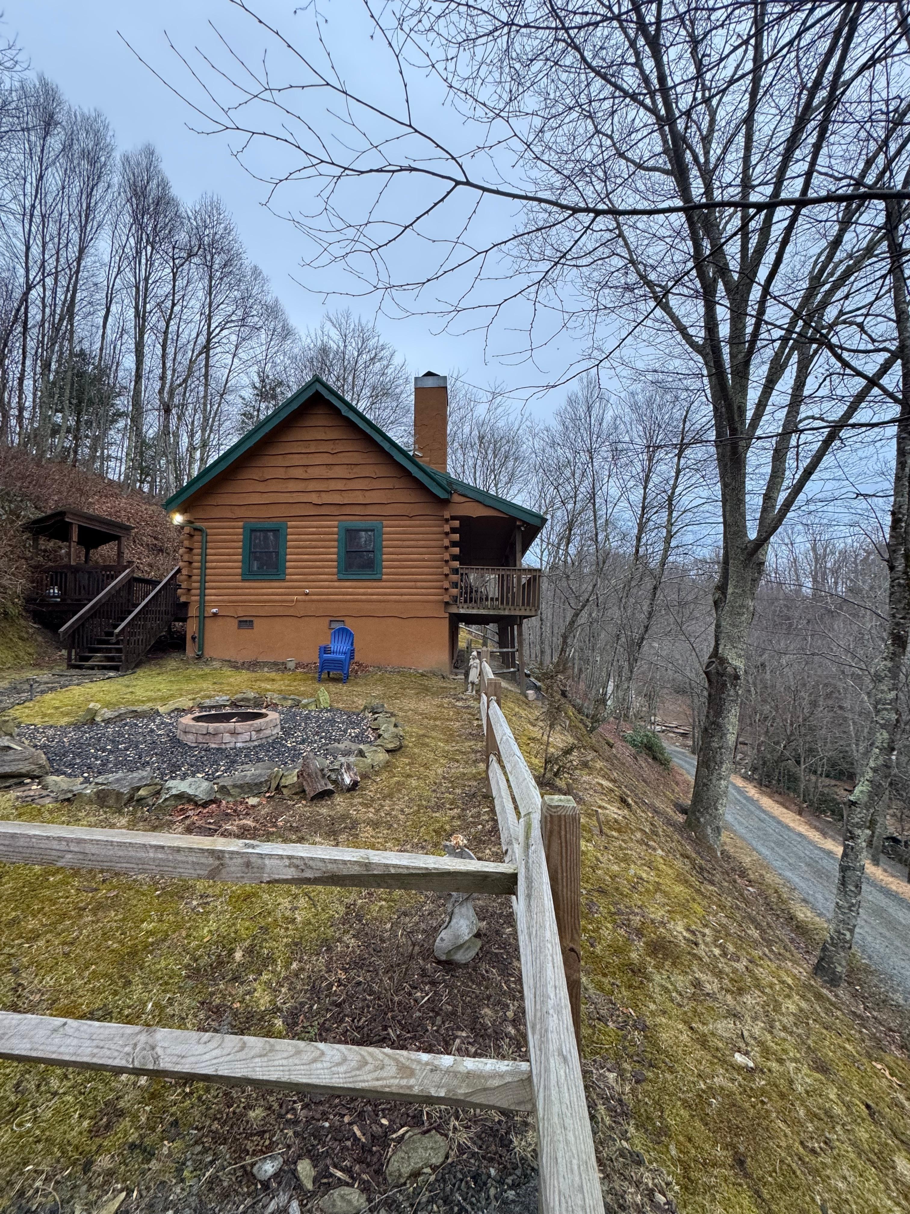 View from the driveway 