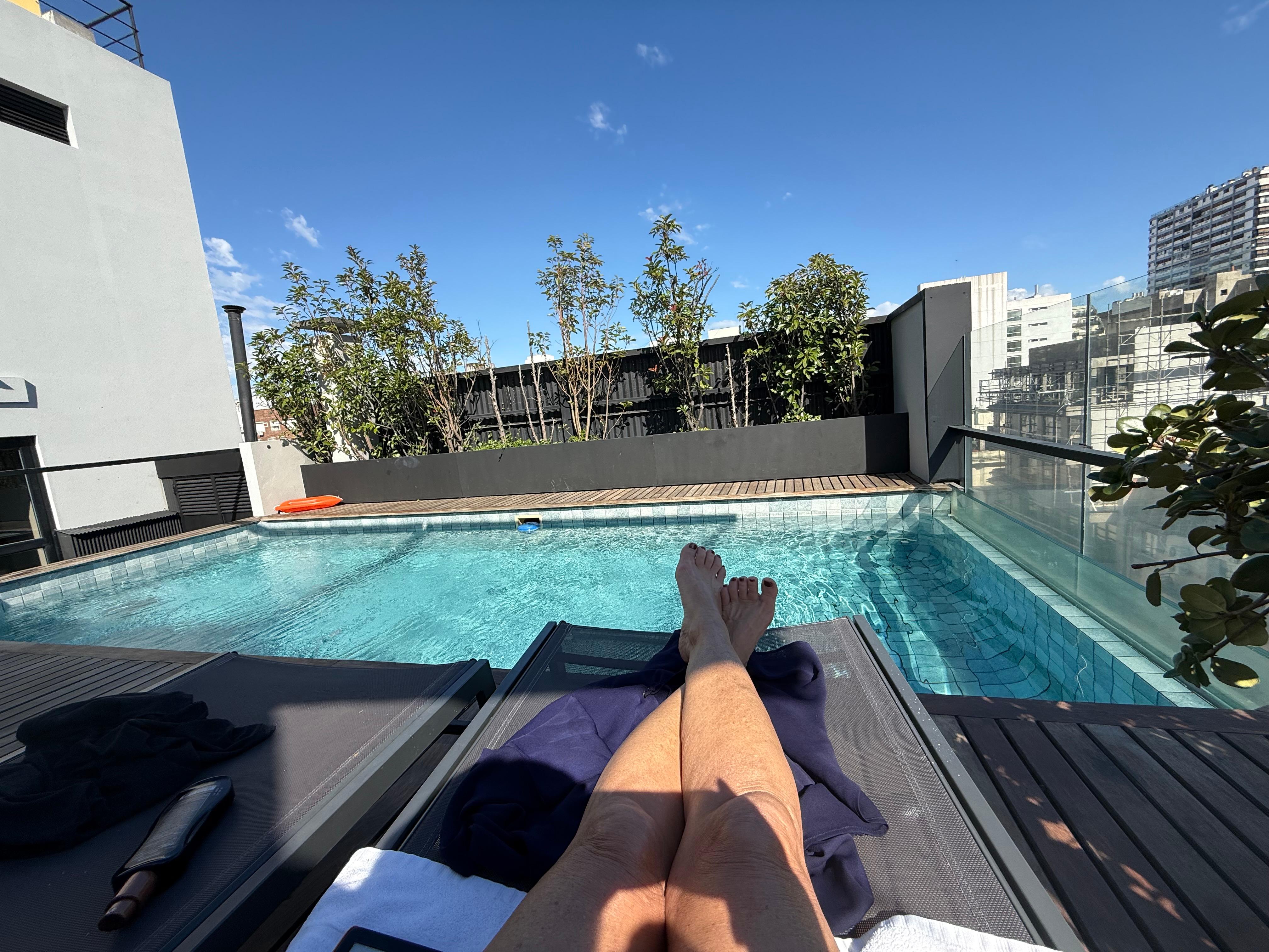 Rooftop pool