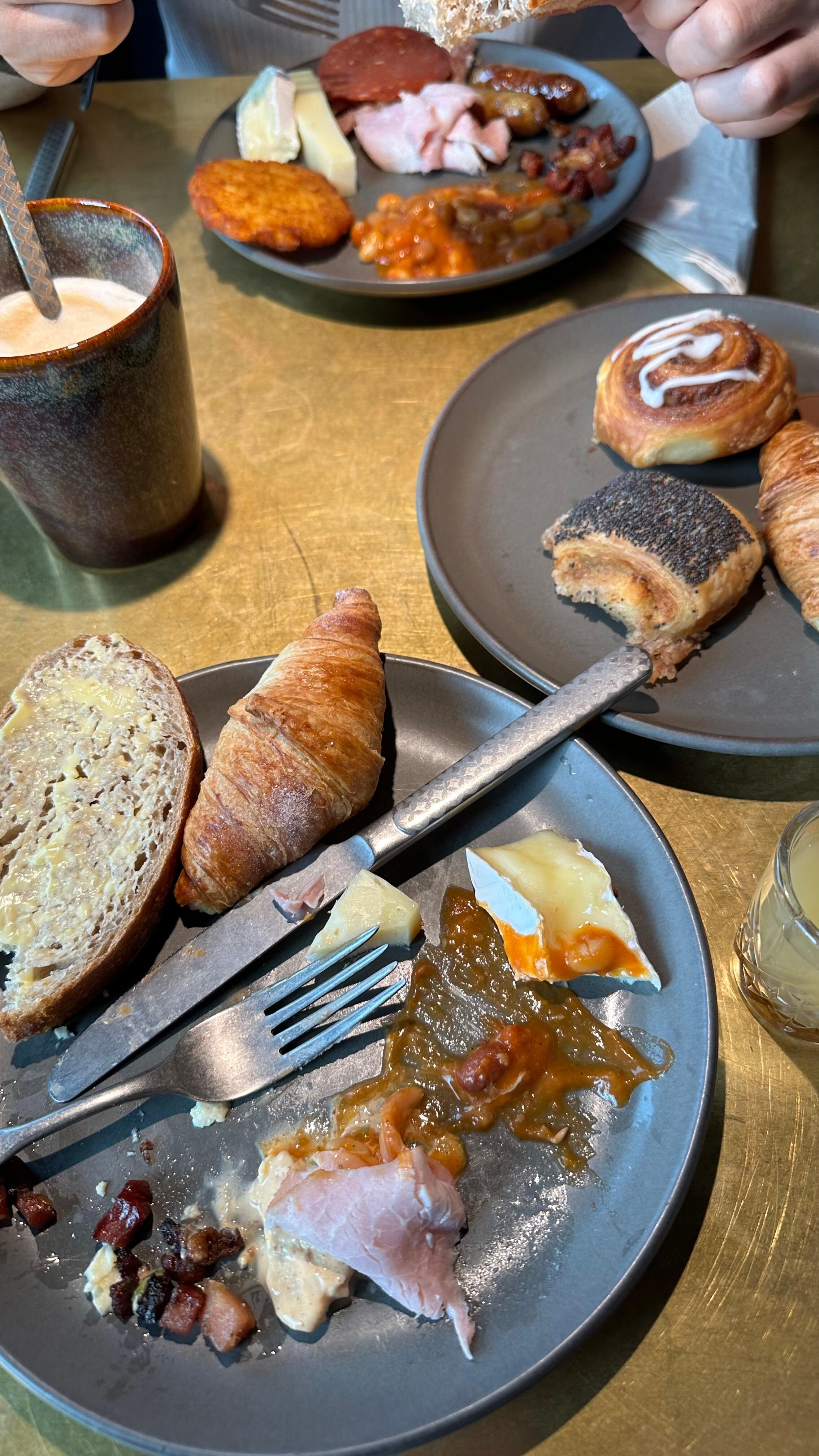 Mientras desayunábamos