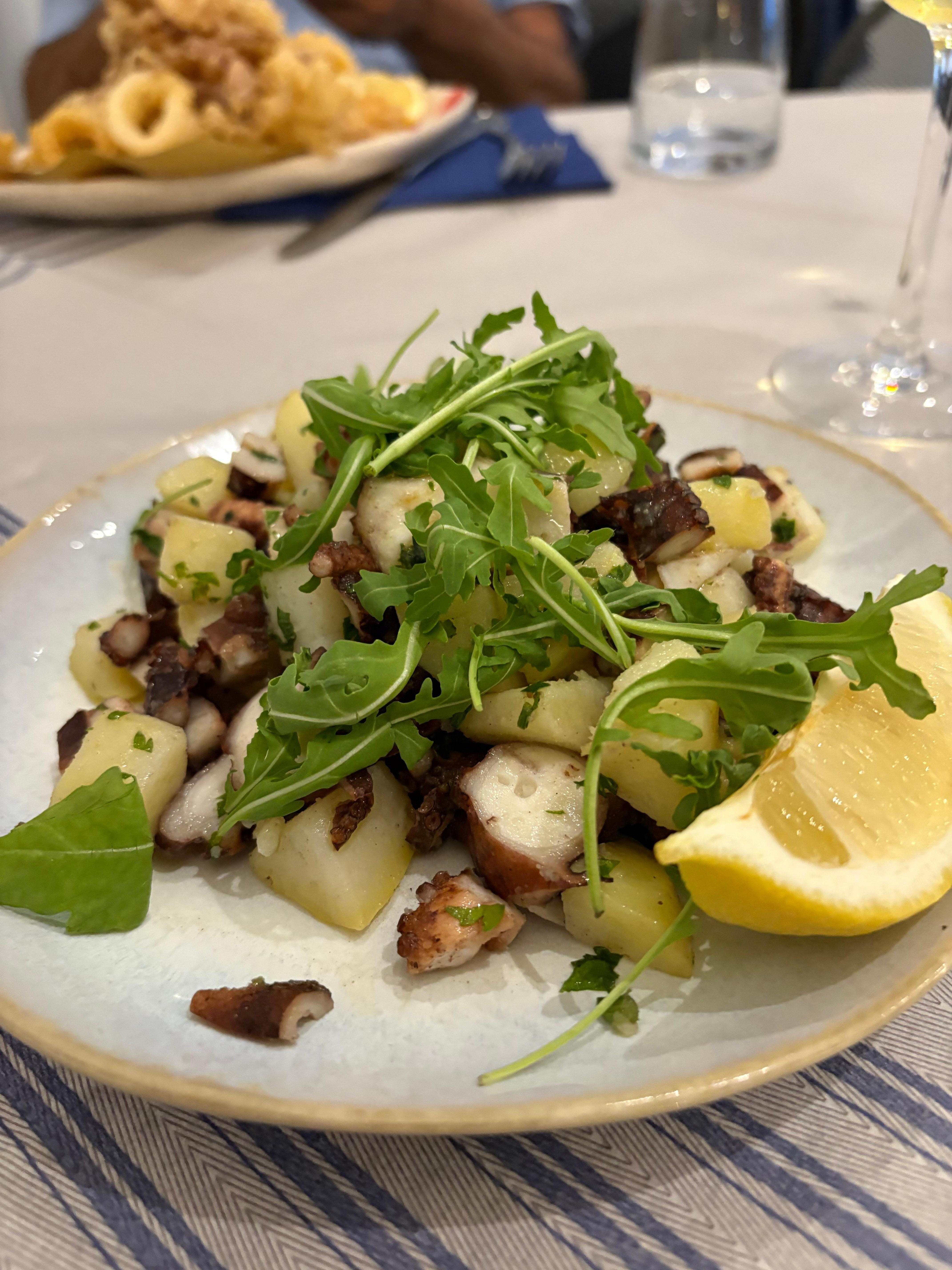 Excellent seafood at Seconda Riva