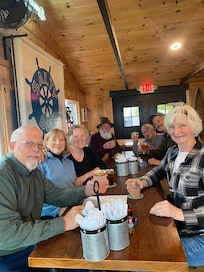 A toast to over 50 years of friendship at Salty Bay Tavern