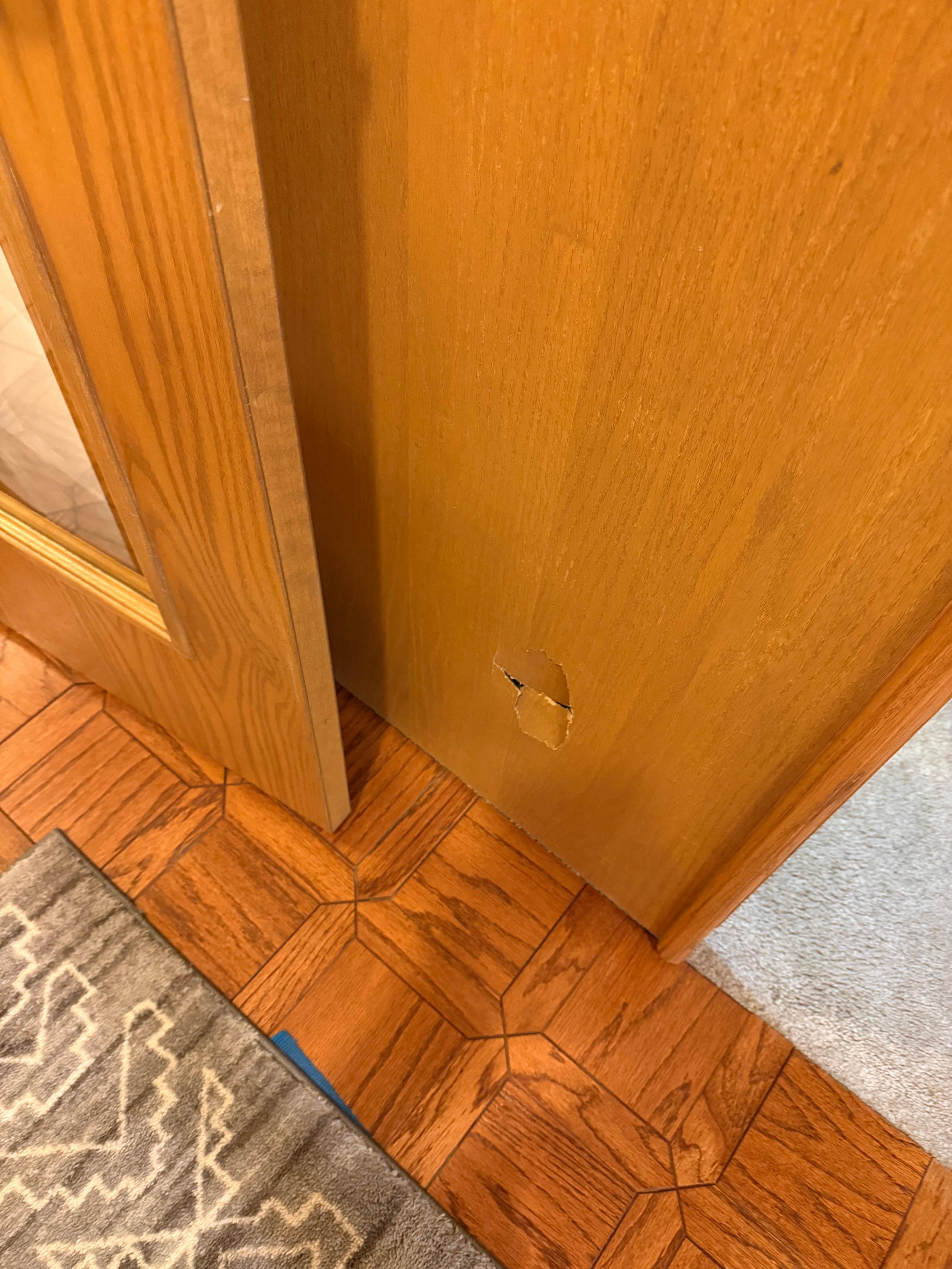 Near right front entrance 