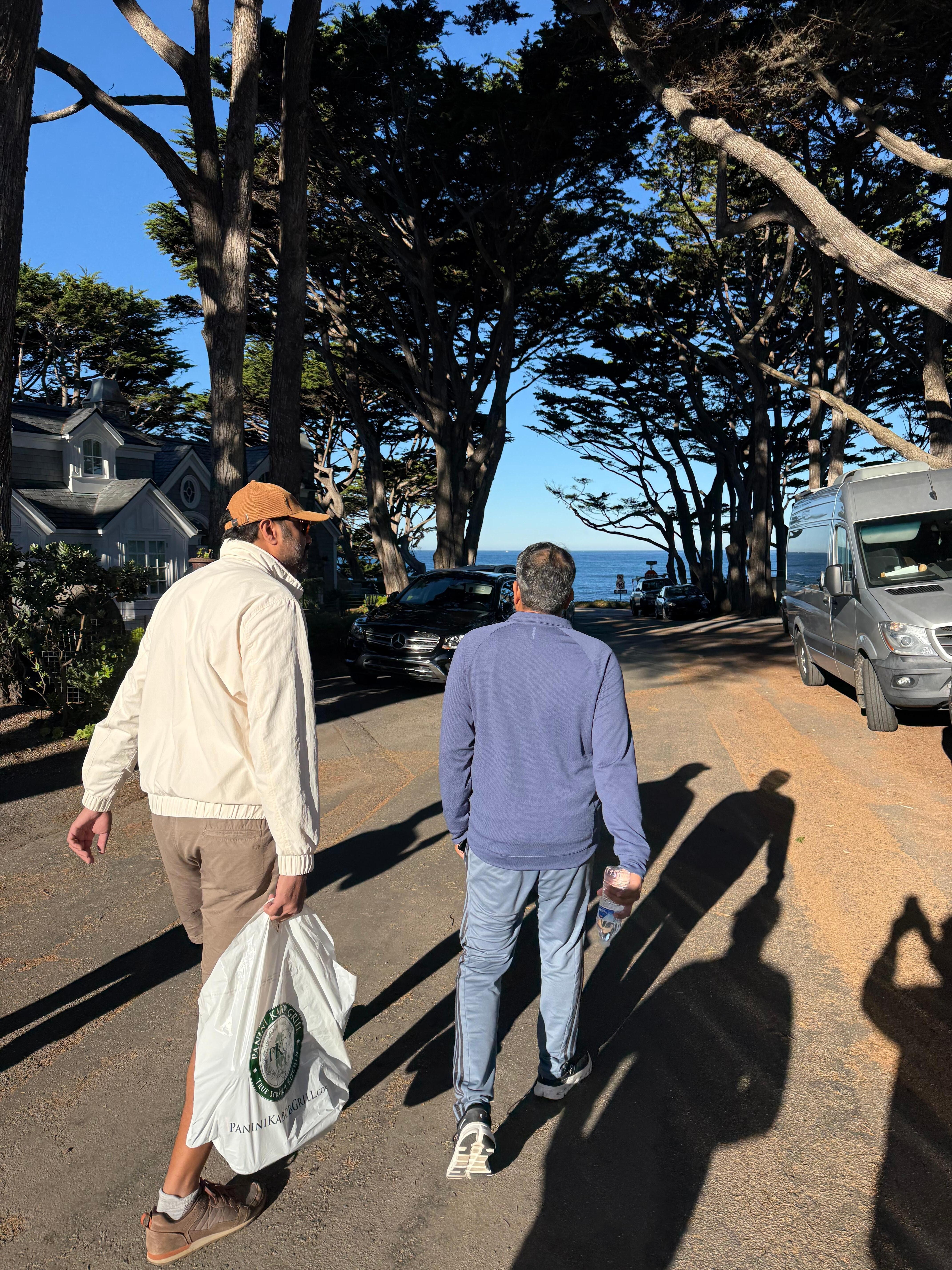 Walk to the Carmel-by-the-Sea beach