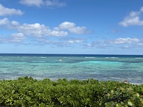Photo looking over back deck.