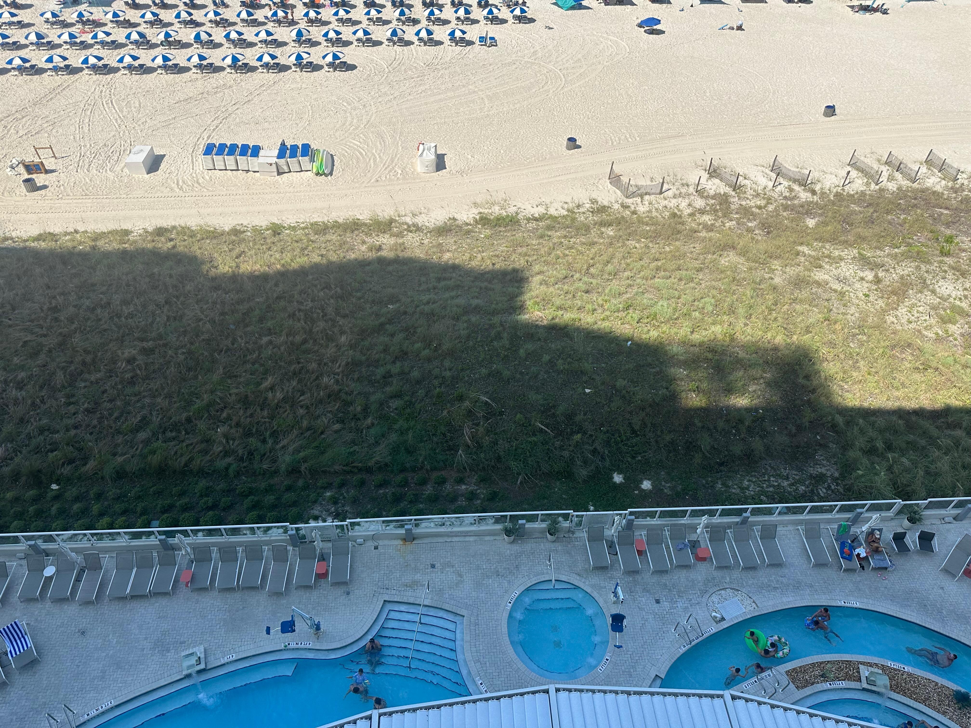 View from balcony 