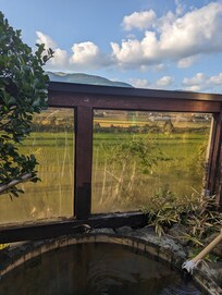 View from outdoor onsen