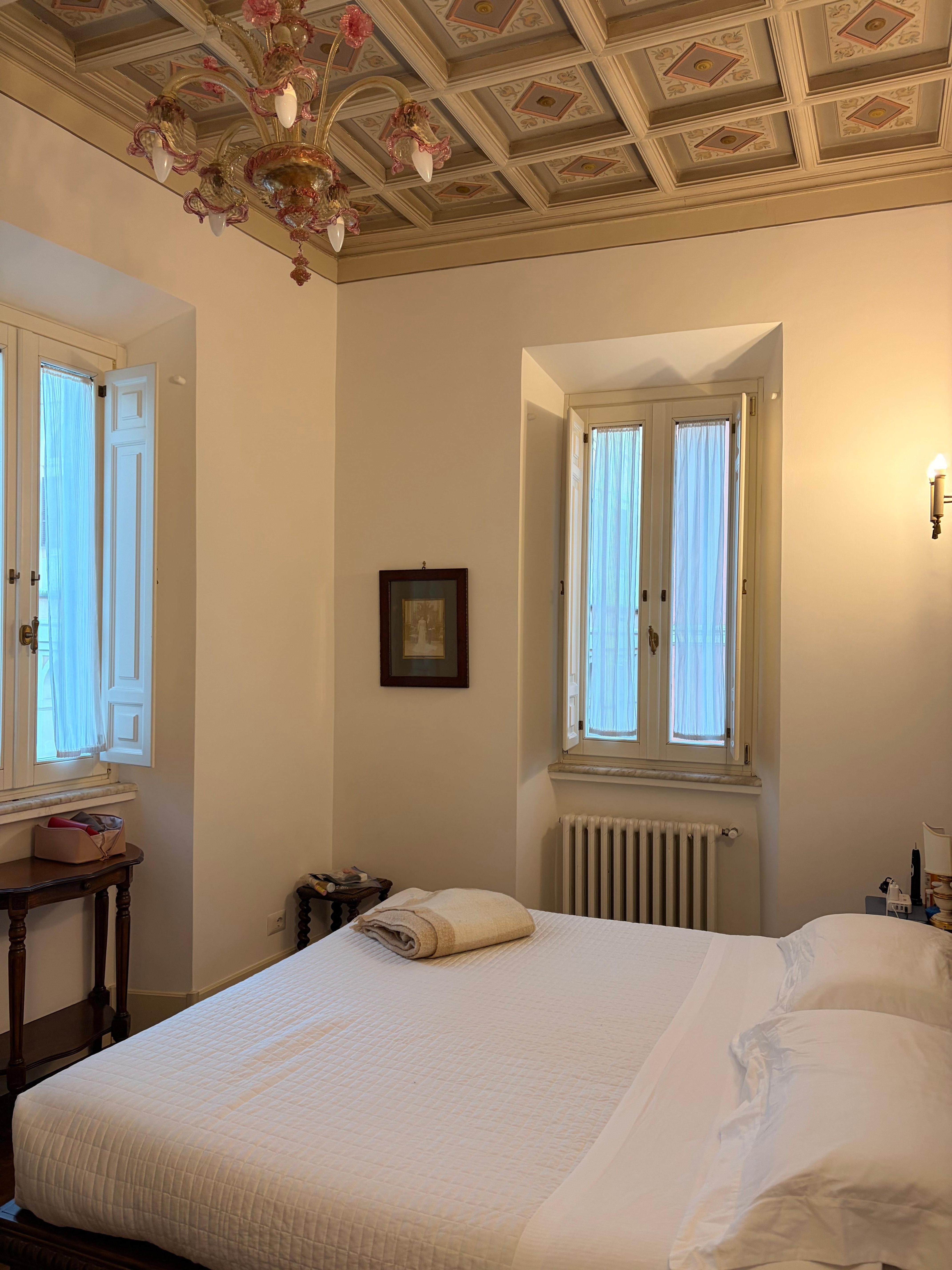 Room with king sized bed