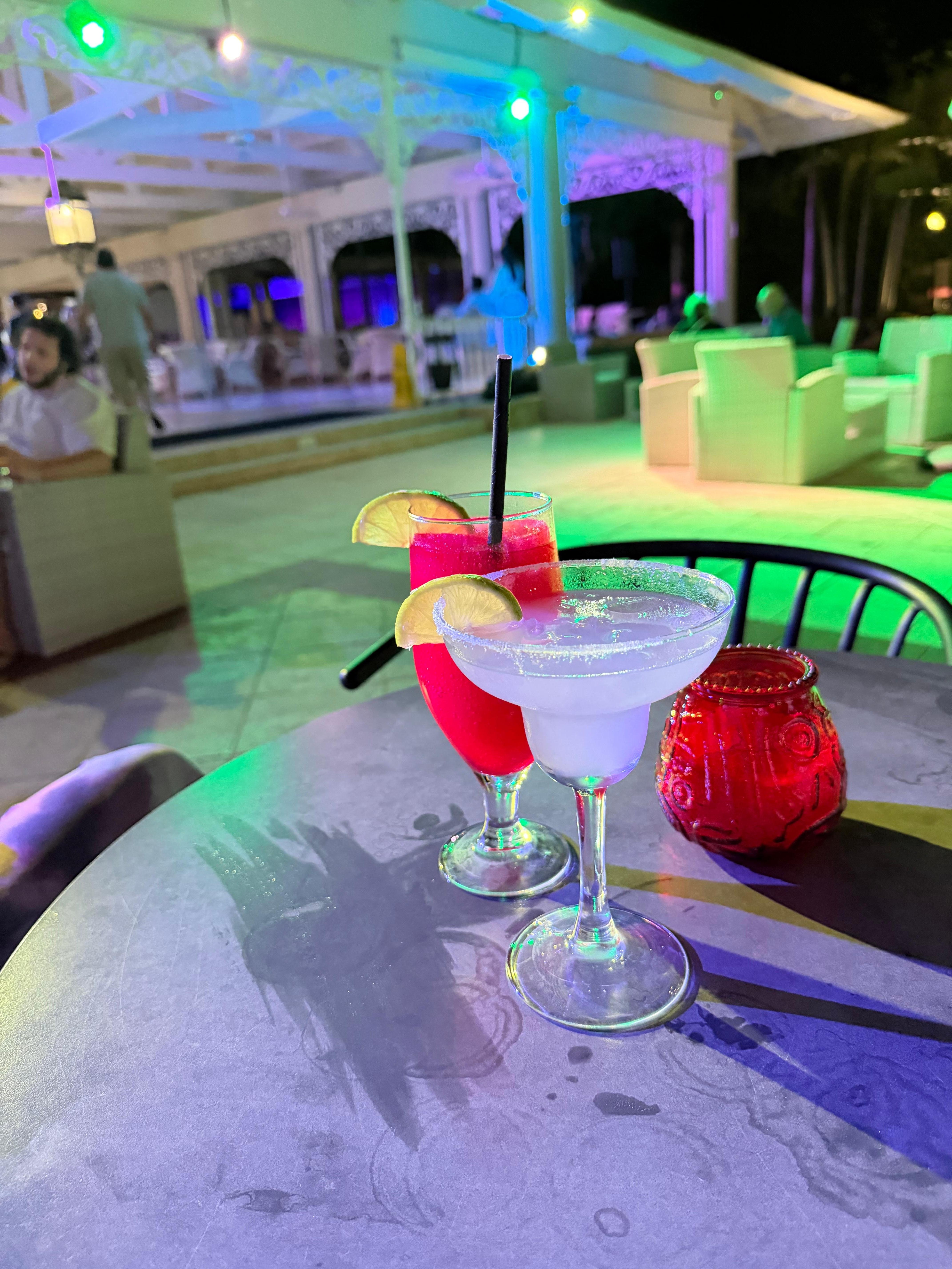 Drinks from resort