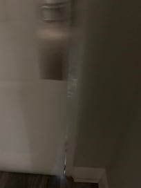 Entrance door needs a new seal could see around the door and hallway was cold due to this.