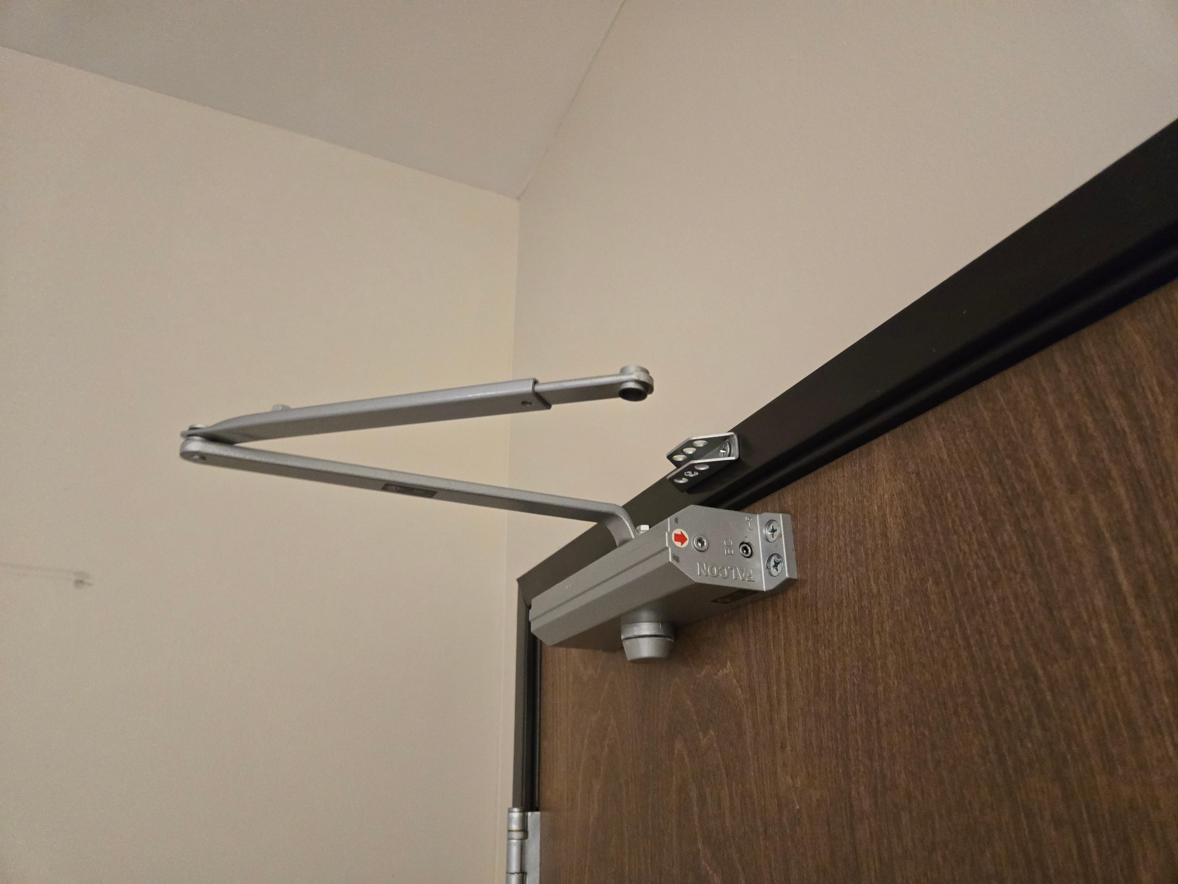 Broken door, the main door couldn't open all the way
