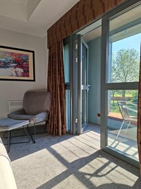 Our room looking to the balcony