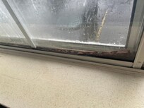 Window seals are broken and in poor condition