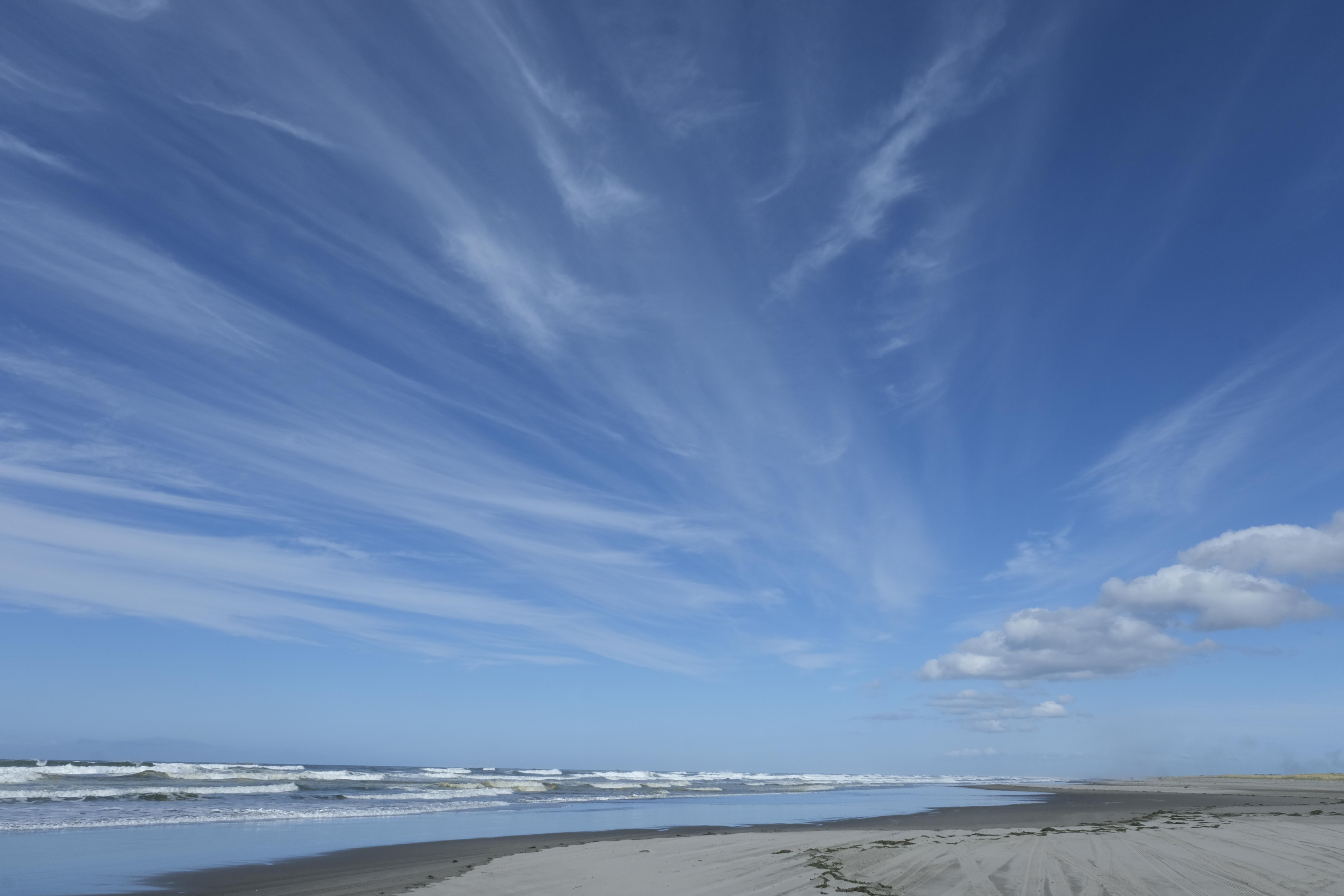 First full day at the beach, lounging in sand and sun