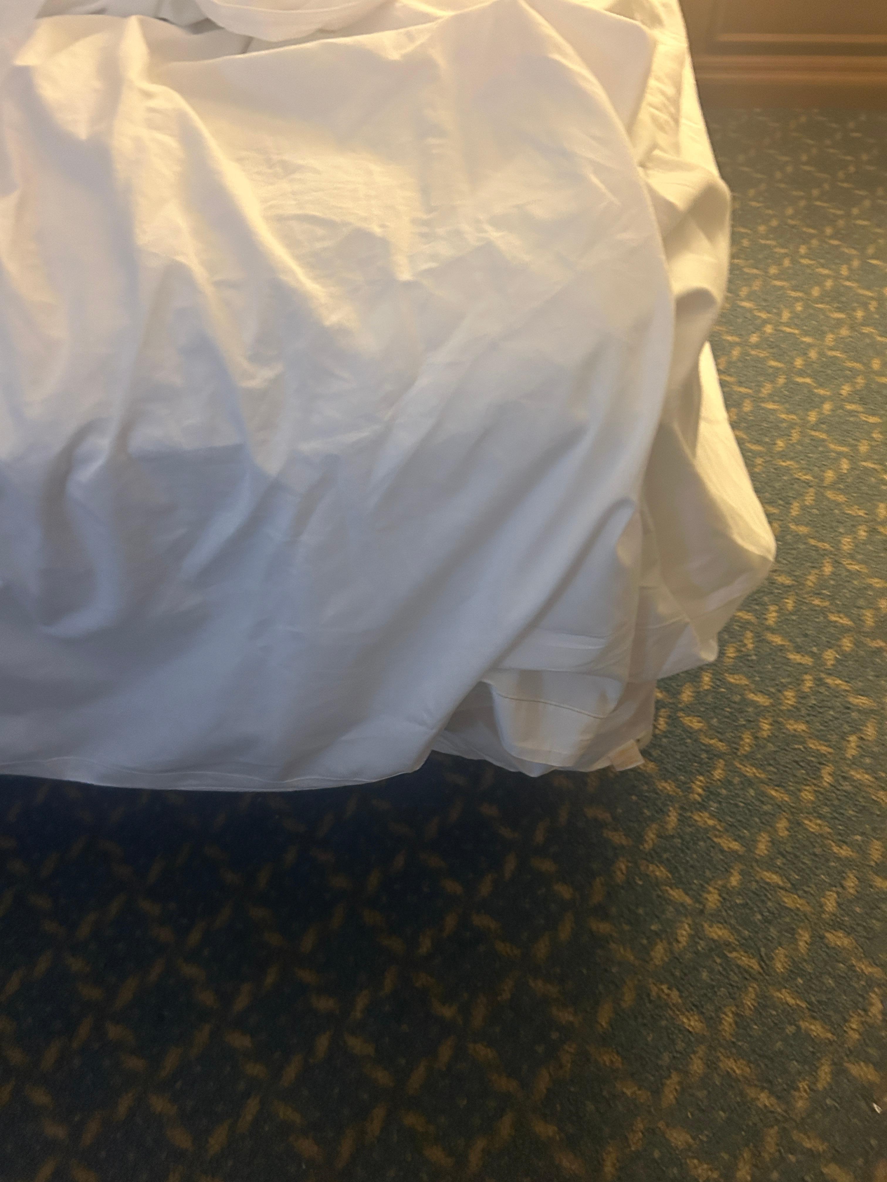 Top sheet used as fitted sheet