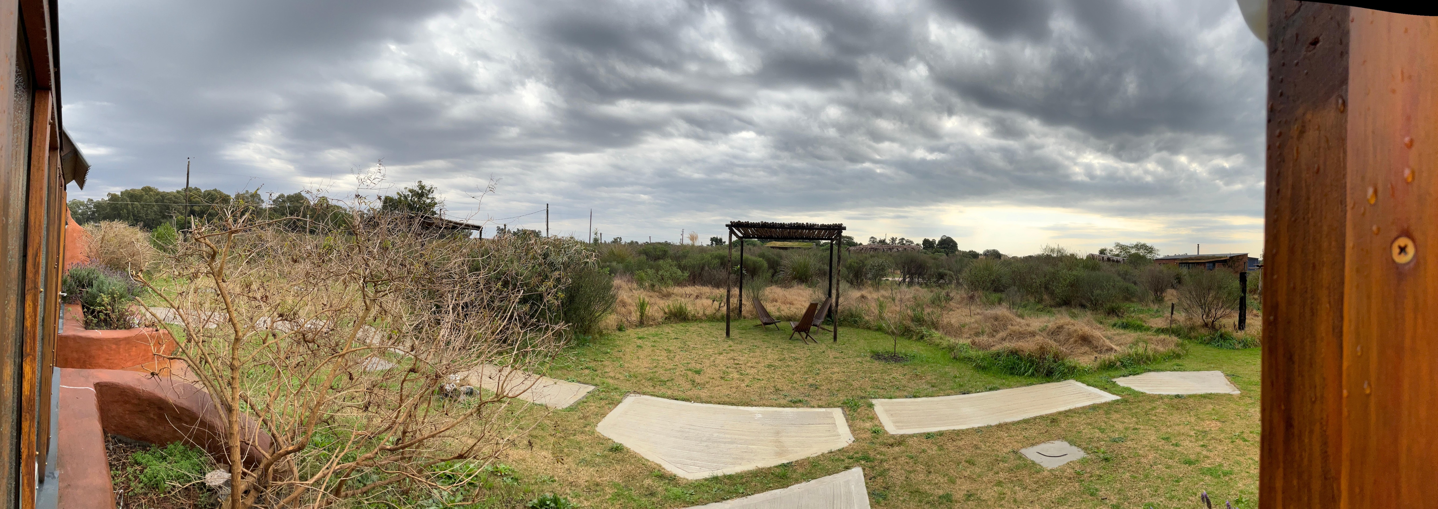 Adorable little patio, perfect for morning tea or coffee.