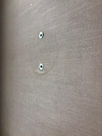 This is where a mirror or something should have been!