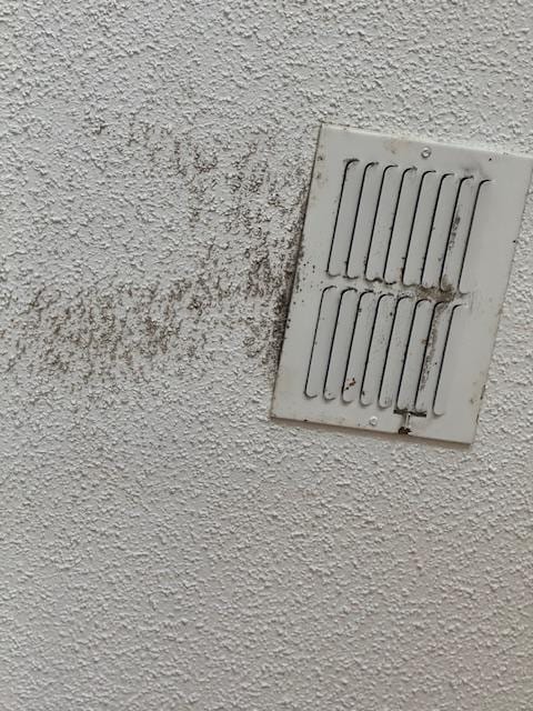 Dirt near most vents