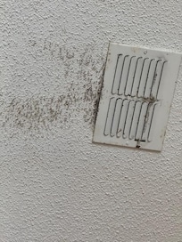 Dirt near most vents