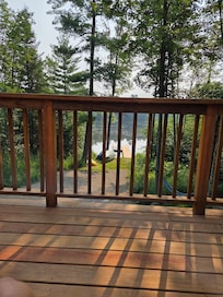 Morning view from the deck.
