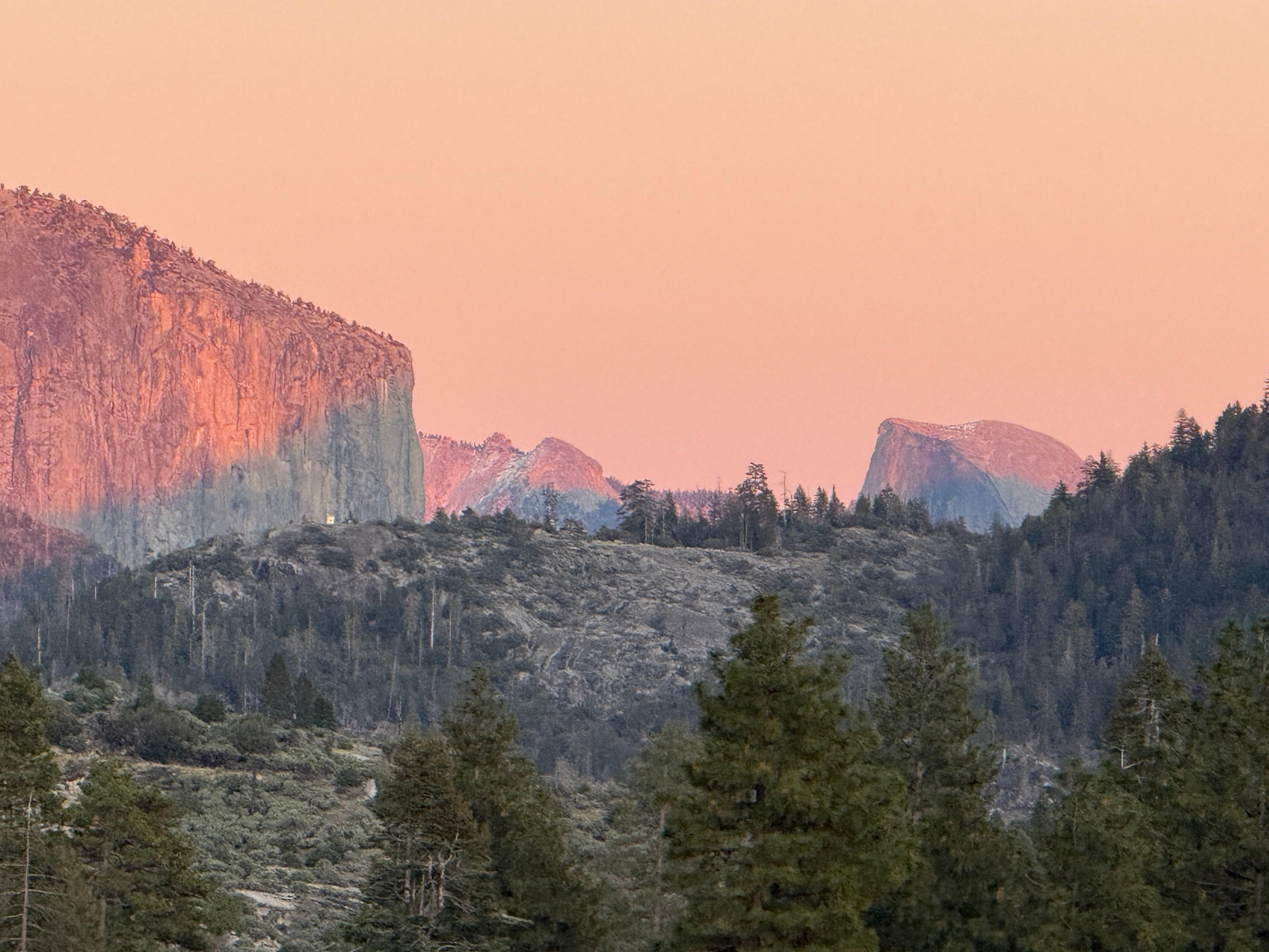 Sunset view from the deck