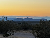 View of B Mountain from the Ranch at Sunrise