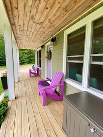 Comfy Adirondack chairs!