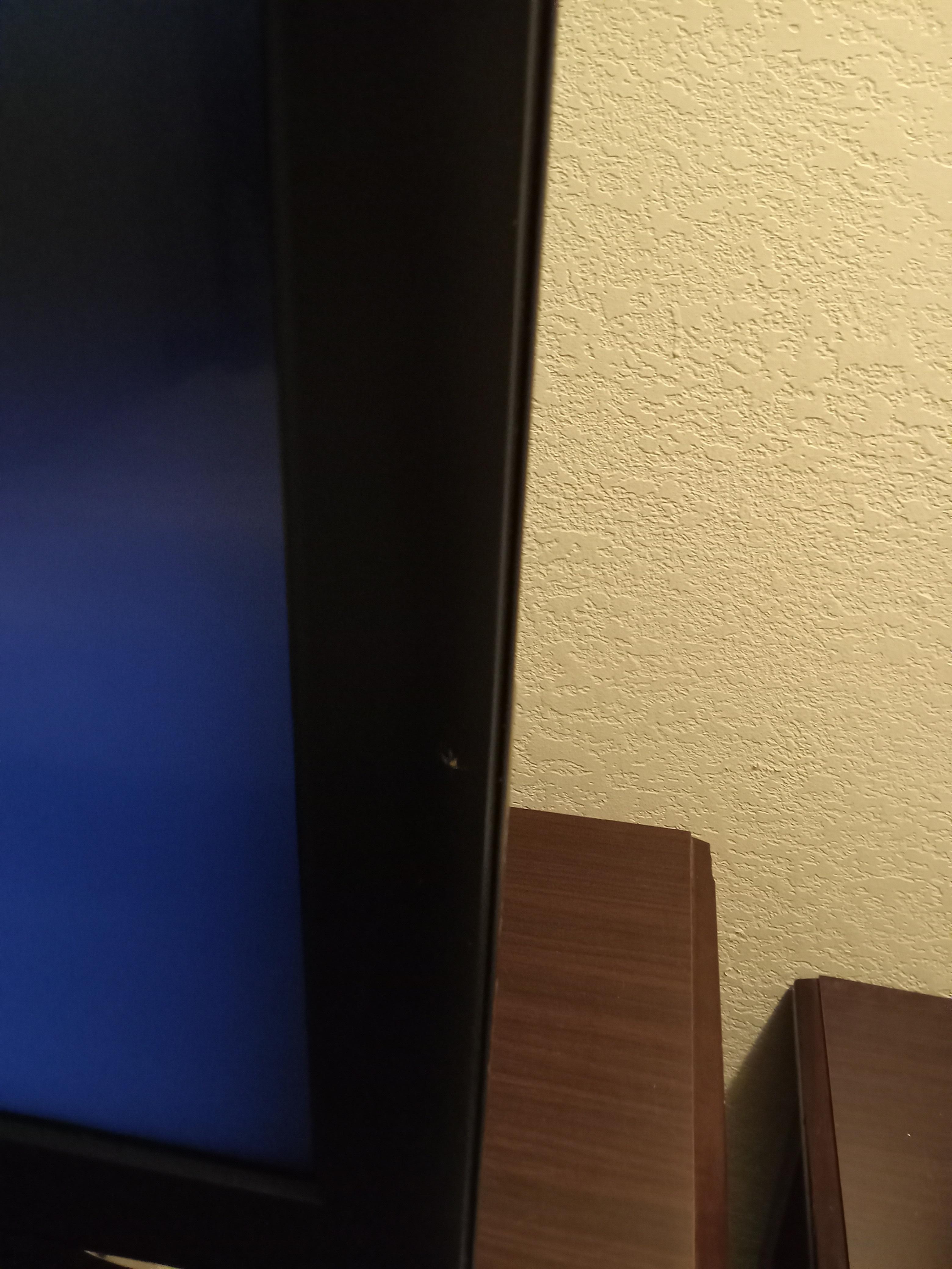 another baby roach on tv (killed it and another one came out)