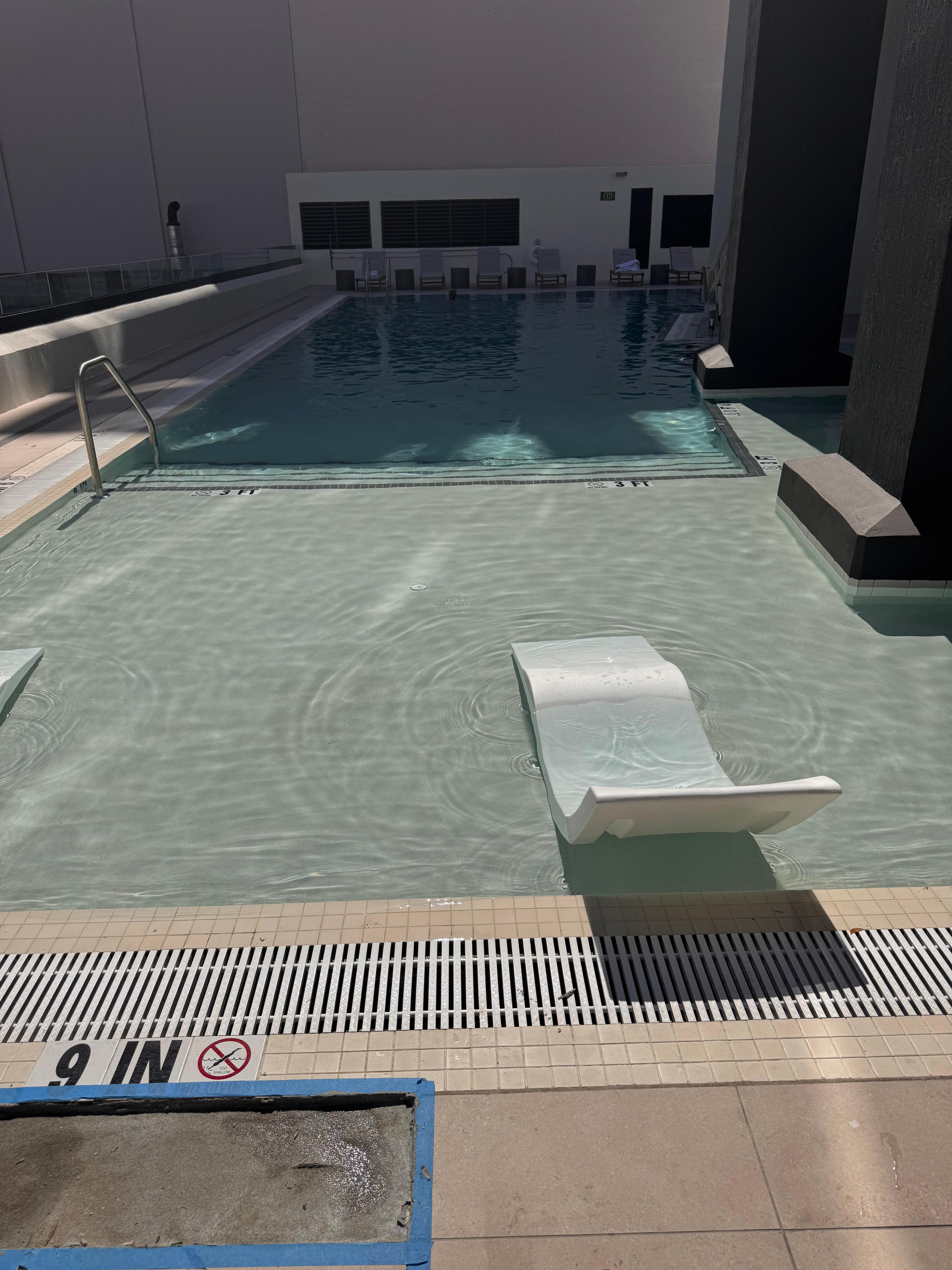 Main pool deck