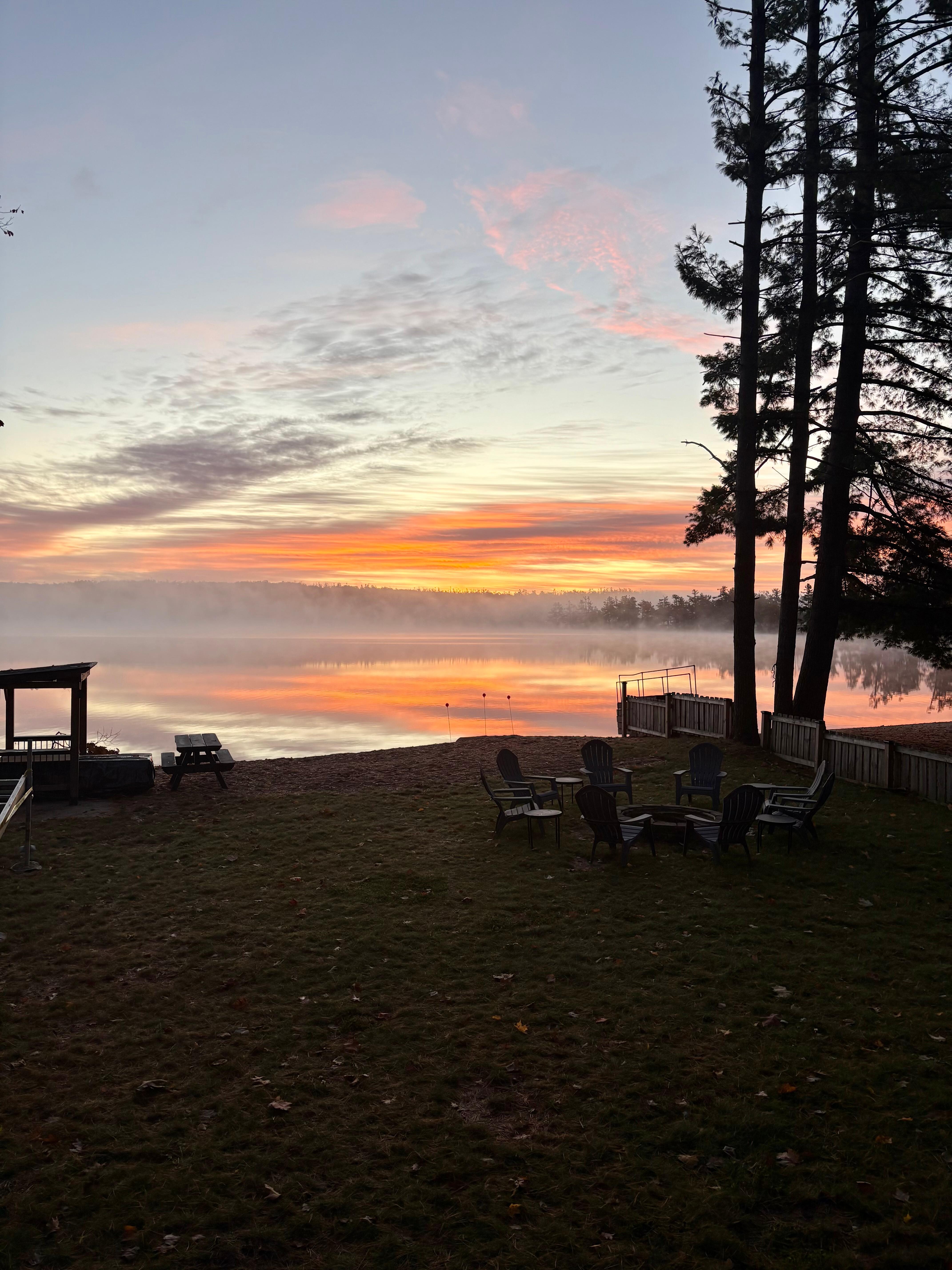 Early morning on the lake