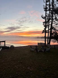 Early morning on the lake
