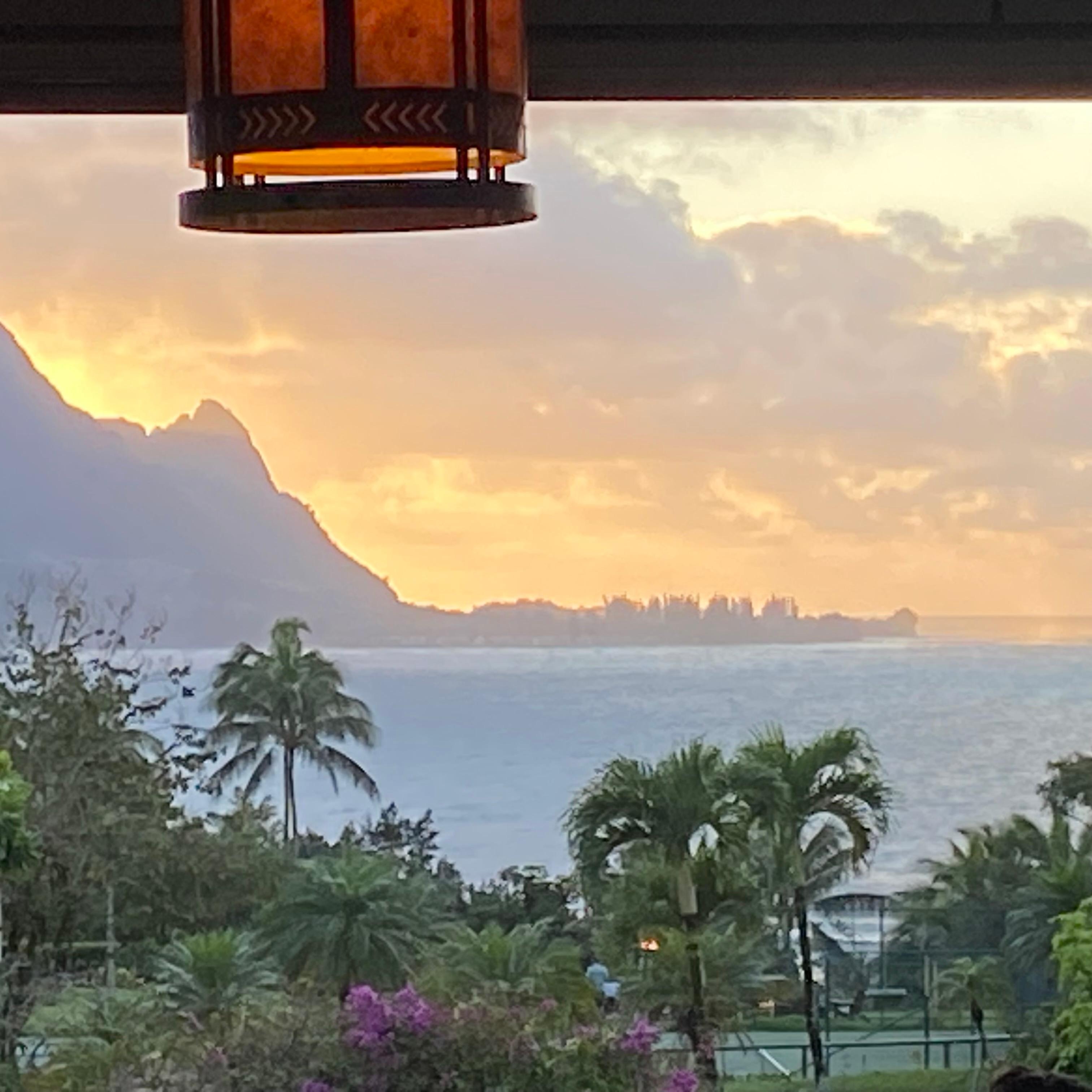 “Puff the magic dragon” from a restaurant on the resort property