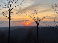 Sunset from the porch