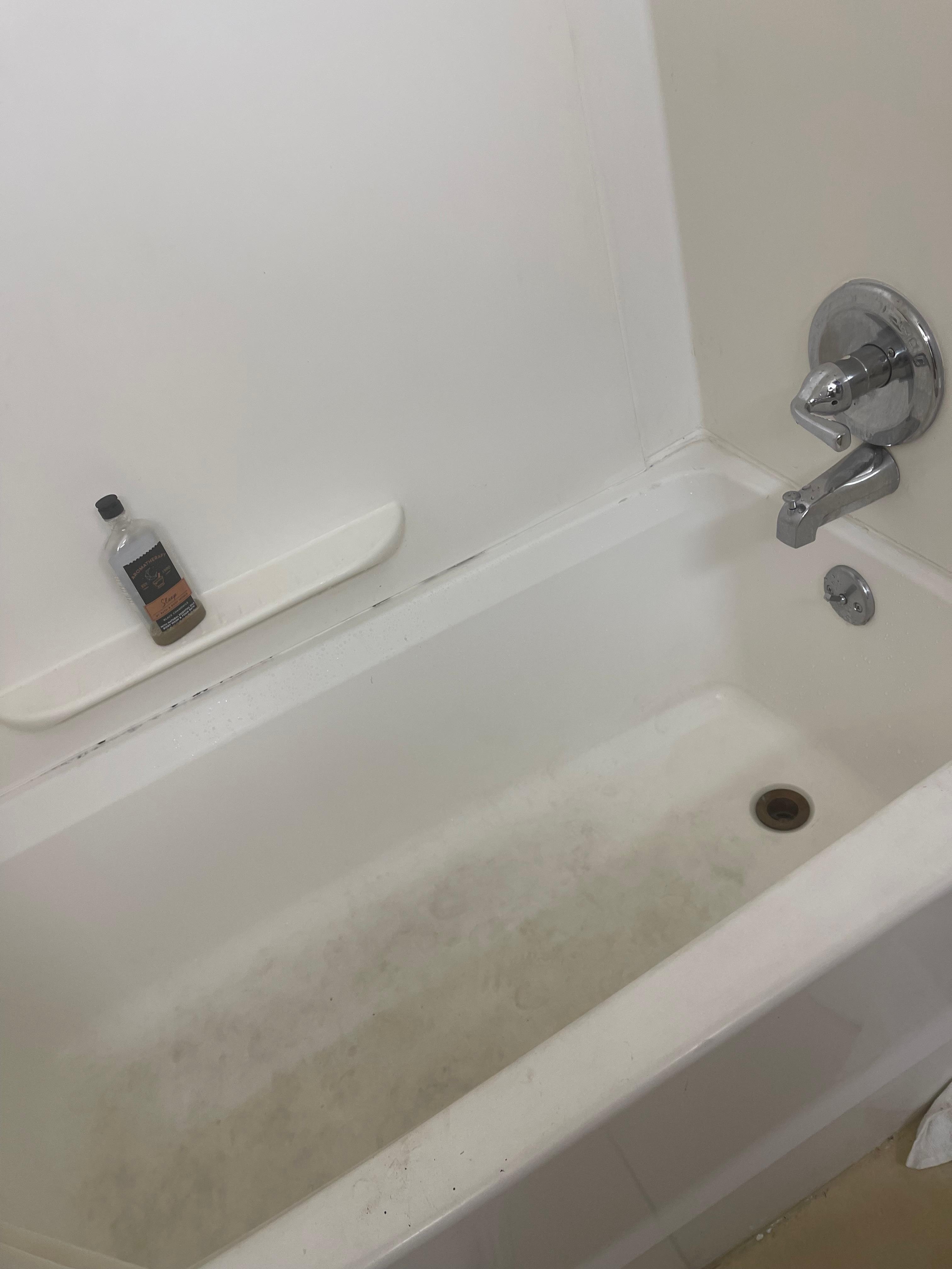 This is our bathroom was in the Quality Inn hotel 