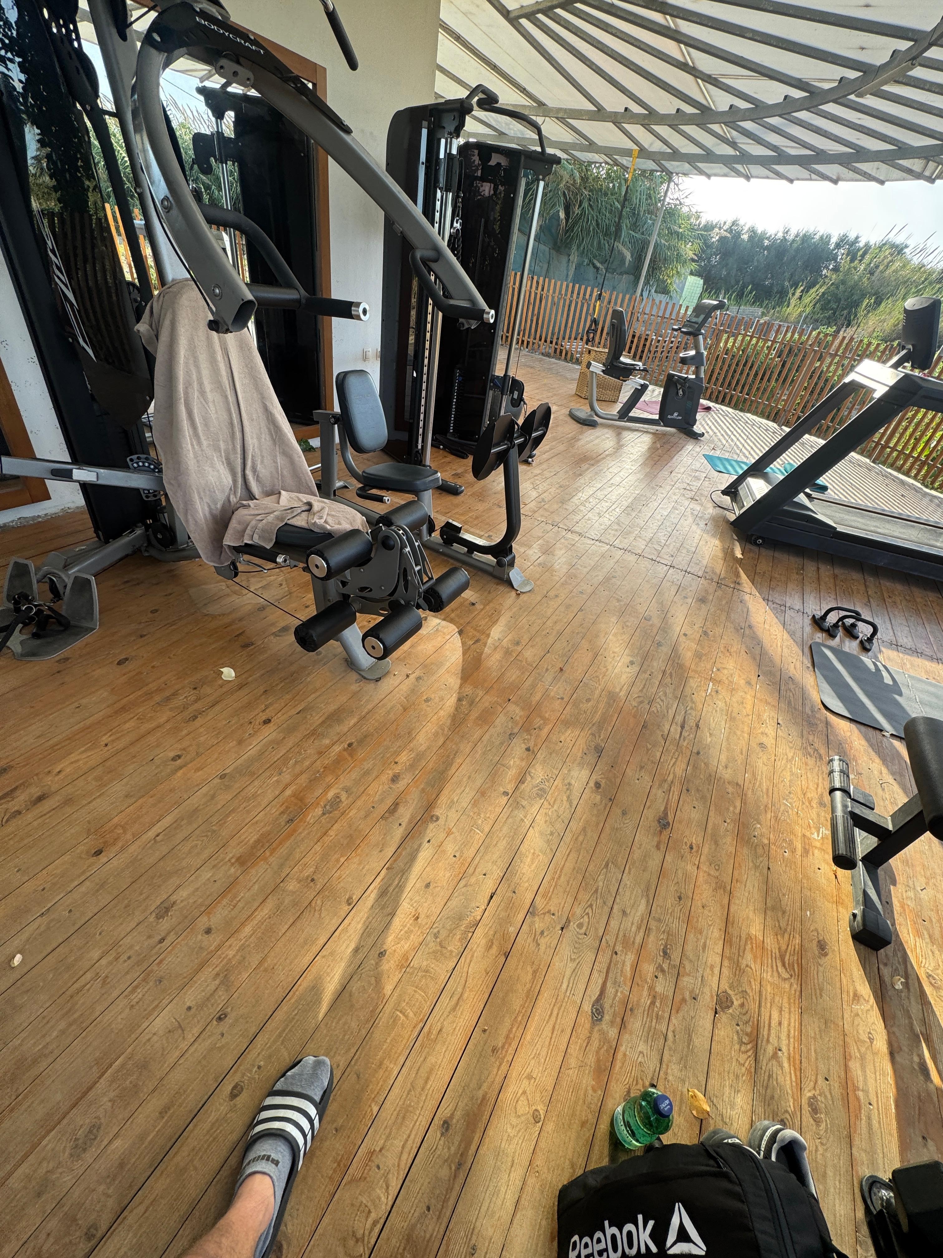 Open Gym (Ausstattung reicht aus um trotzdem trainieren zu können